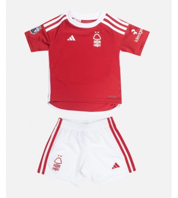 Nottingham Forest Hjemmebanesæt Børn 2023-24 Kort ærmer (+ korte bukser)